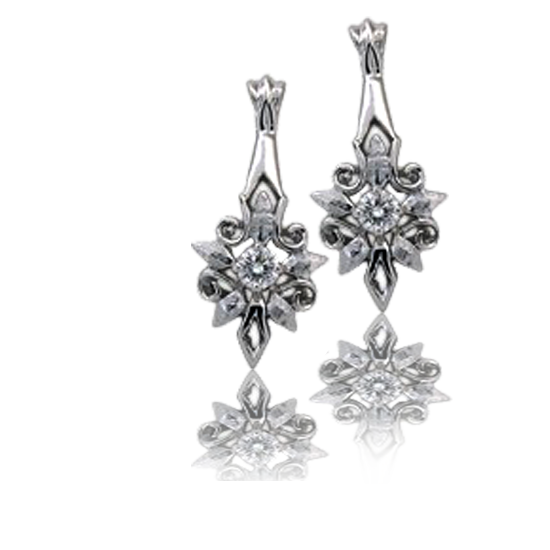 Solitaire Earrings