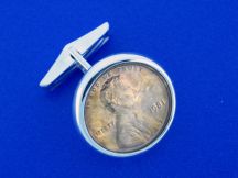 Sterling Silver Cufflinks with US Coin Penny