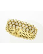 Piero Milano 18K gold Mimosa Flexible Ring 25821209