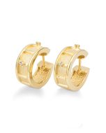 Breuning Gold Plated Silver Earrings 06/61083