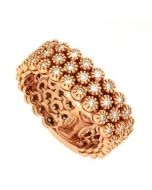 Piero Milano 18K Rose Gold Mimosa Flexible Ring 25821210