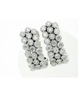 Piero Milano 18 K White Gold Diamond Earrings 30821303