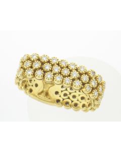 Piero Milano 18K gold Mimosa Flexible Ring 25821209
