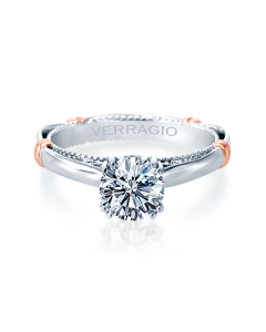 VERRAGIO PARISIAN D-120 14K GOLD ENGAGEMENT RING