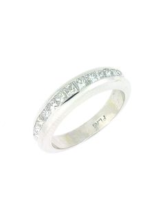 Platinum Eternity Ring Princess Cut Diamonds 21041137