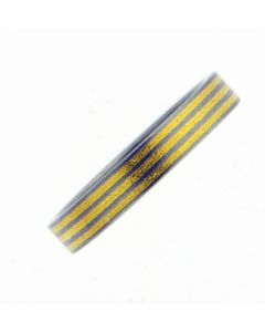 TITANIUM & 18 K GOLD WEDDING BAND SIZE 10.5
