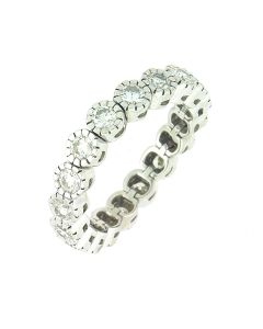 18 K  Gold Diamond  Eternity Ring 24861264