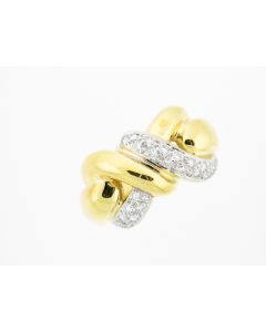 Piero Milano 18 K Gold  Diamond Ring 25820192