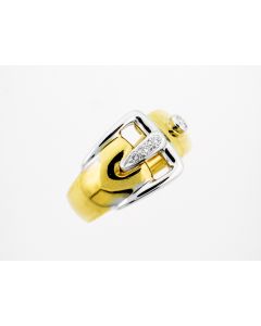 Piero Milano 18 K Gold & Diamond Ring 25820307