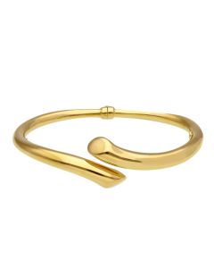 18K Gold Electroformed Bangle Bracelet 448-15142