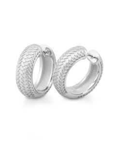 Breuning Rhodium Plated Silver Earrings 06/61114