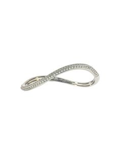 18 K White Gold Diamond Bangle Bracelet 40023537