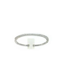 18 K White Gold Diamond Bangle Bracelet 40023545