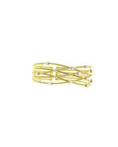 18 K Gold Diamond Bangle Bracelet 40072401