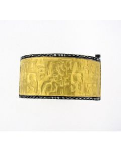 Kurtulan 24K Gold & Silver Diamonds Henedan Bangle 42482419