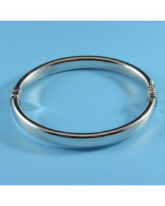 Dobbs Silver Classic Silver-Rhodium Plated Bangle 49055403