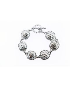 Eli's Jewels exclusive Honey Comb Aegean Silver Bracelet 