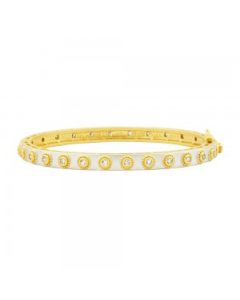 Freida Rothman Studded Eternity Bangle TZB0800B-HG