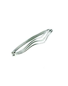 Breuning Rhodium Plated Bangle Bracelet 54/00760