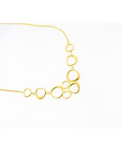 Kit Heath Coast Shore Cascade Sterling Gold Plated Necklace 59088830