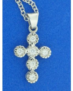 18K Gold Piero Milano Mimosa Cross 65880068