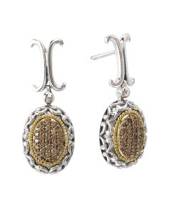Gabrielle Bruni Fiori Collection Chocolate Diamond Earrings
