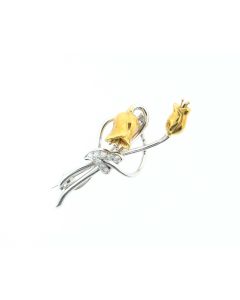 18K Gold Lilac Brooch 72072705