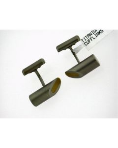 18K GOLD/TITANIUM  CUFFLINKS 