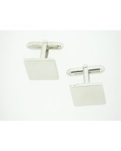 SILVER ENGRAVABLE CUFFLINKS