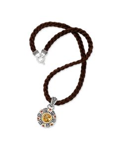 Gabrielle Bruni Cesto Collection Citrine & Rhodolite Pendant 