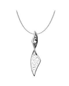 Kit Heath Flourish Silver Necklace 