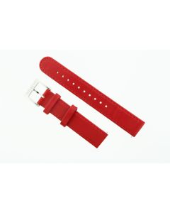 Mondaine 16 mm Red Genuine Leather Band