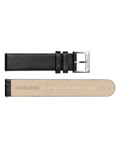 Mondaine 16 mm Black Genuine Leather Watch Band FE3116.20Q