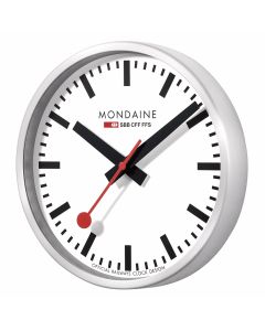 MONDAINE OFFICIAL SWISS RAILWAYS 25 CM CLOCK. A990.CLOCK.16SBB  