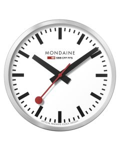 MONDAINE OFFICIAL SWISS RAILWAYS WALL CLOCK 40 cm   