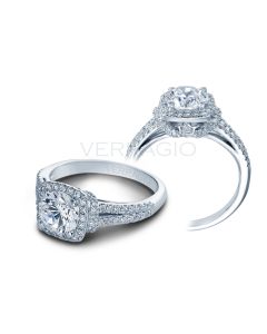 VERRAGIO COUTURE ENG-0381CU 18K GOLD ENGAGEMENT RING