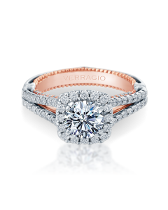 VERRAGIO COUTURE-0474CU 18K GOLD ENGAGEMENT RING