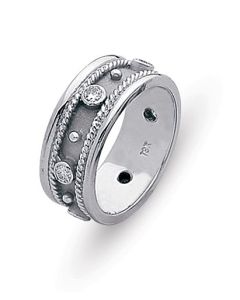 Etruscan 18K Gold & Diamond Ring 25831403