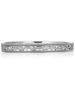 Eli's Jewels Exclusive Etruscan Silver Diamond Bangle 49034424