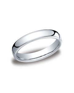 BENCHMARK EUCF14518KW COMFORT FIT 4.50 MM 18 K WHITE GOLD SZ 10.50