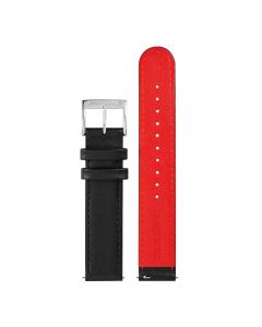 Mondaine 20 mm Black Genuine Leather Band with presto FE21320.21