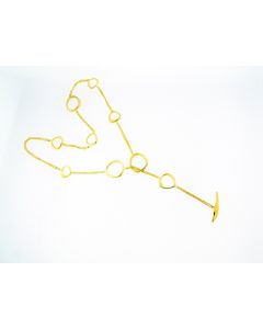 Kit Heath Coast Shore Cascade Sterling Gold Plated Lariat 59088831