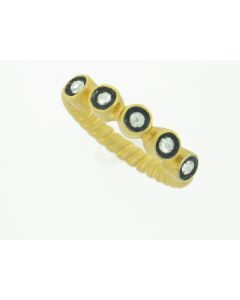Kurtulan 24K Gold Old-Mine Rose Cut Diamonds Ring 22482204