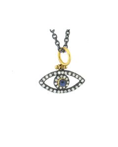 Lika Behar 24 K Gold & Silver Evil Eye