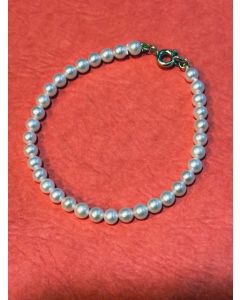 Children's 4 mm Pearls Bracelet