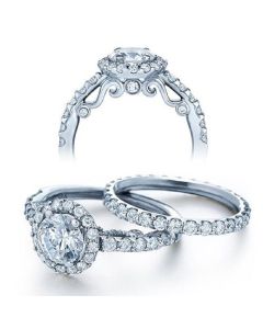 VERRAGIO INSIGNIA-7003 PLATINUM ENGAGEMENT RING