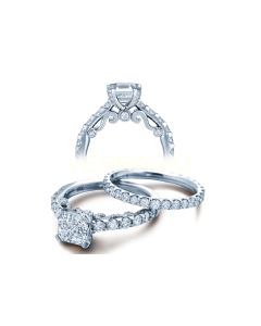 VERRAGIO INSIGNIA-7001 PLATINUM ENGAGEMENT RING