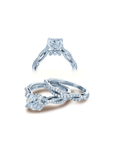 VERRAGIO INSIGNIA INS-7050R 18K GOLD ENGAGEMENT RING
