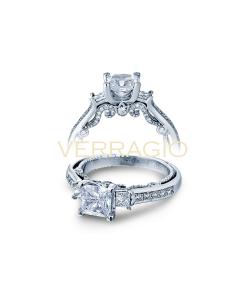 VERRAGIO INSIGNIA INS-7067P 18K GOLD ENGAGEMENT RING