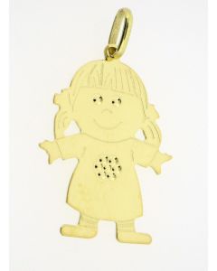 14 K Gold Girl Charm 60414901
